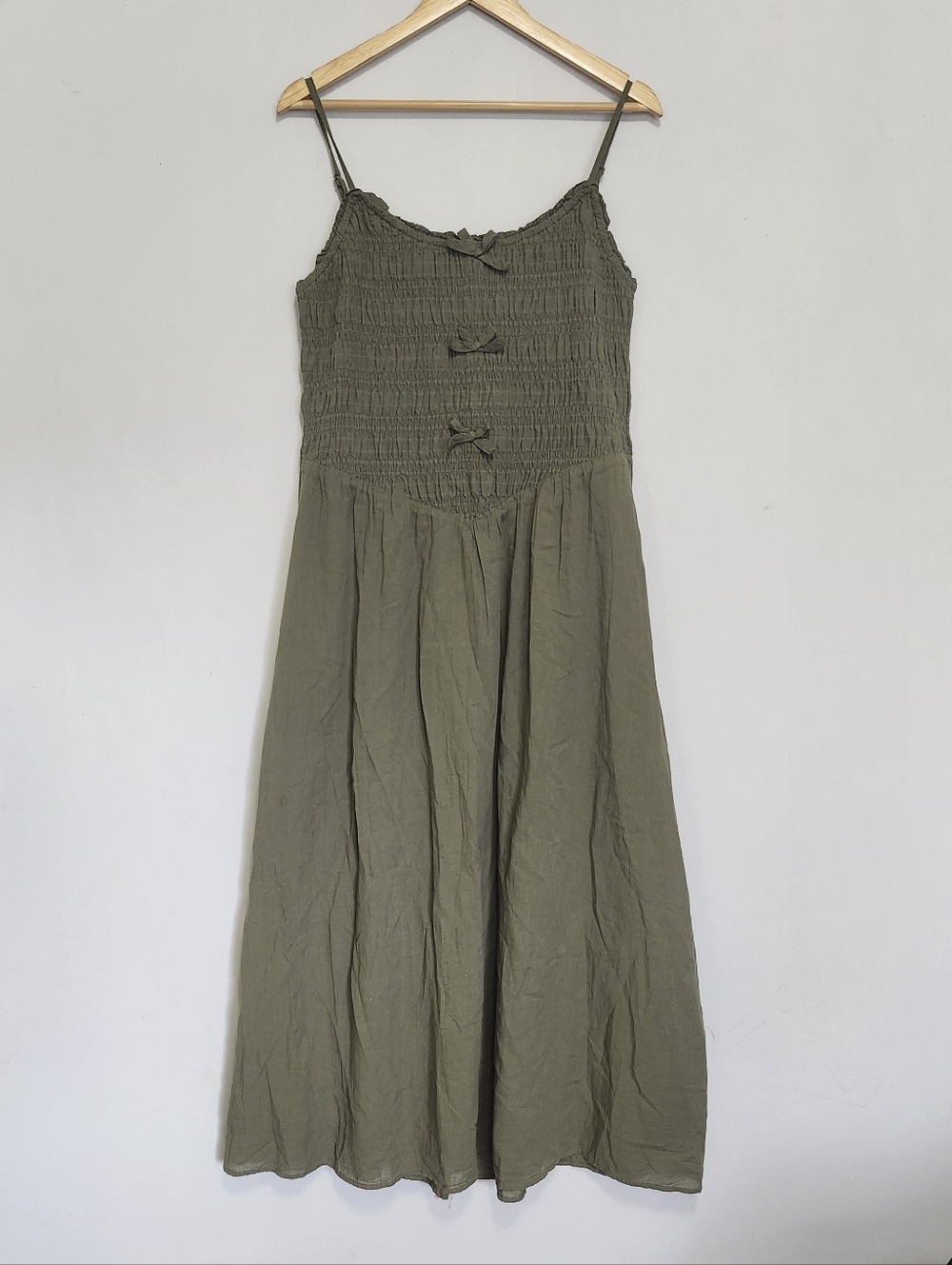 American Eagle Bow Front Maxi Dress Size L